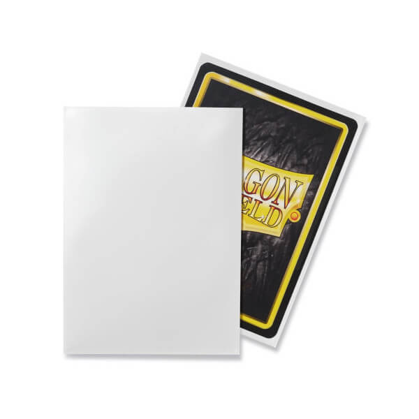 Dragon Shield - Classic Standard Size Sleeves 100pc - White
