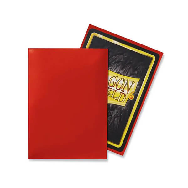 Dragon Shield - Classic Standard Size Sleeves 100pc - Crimson