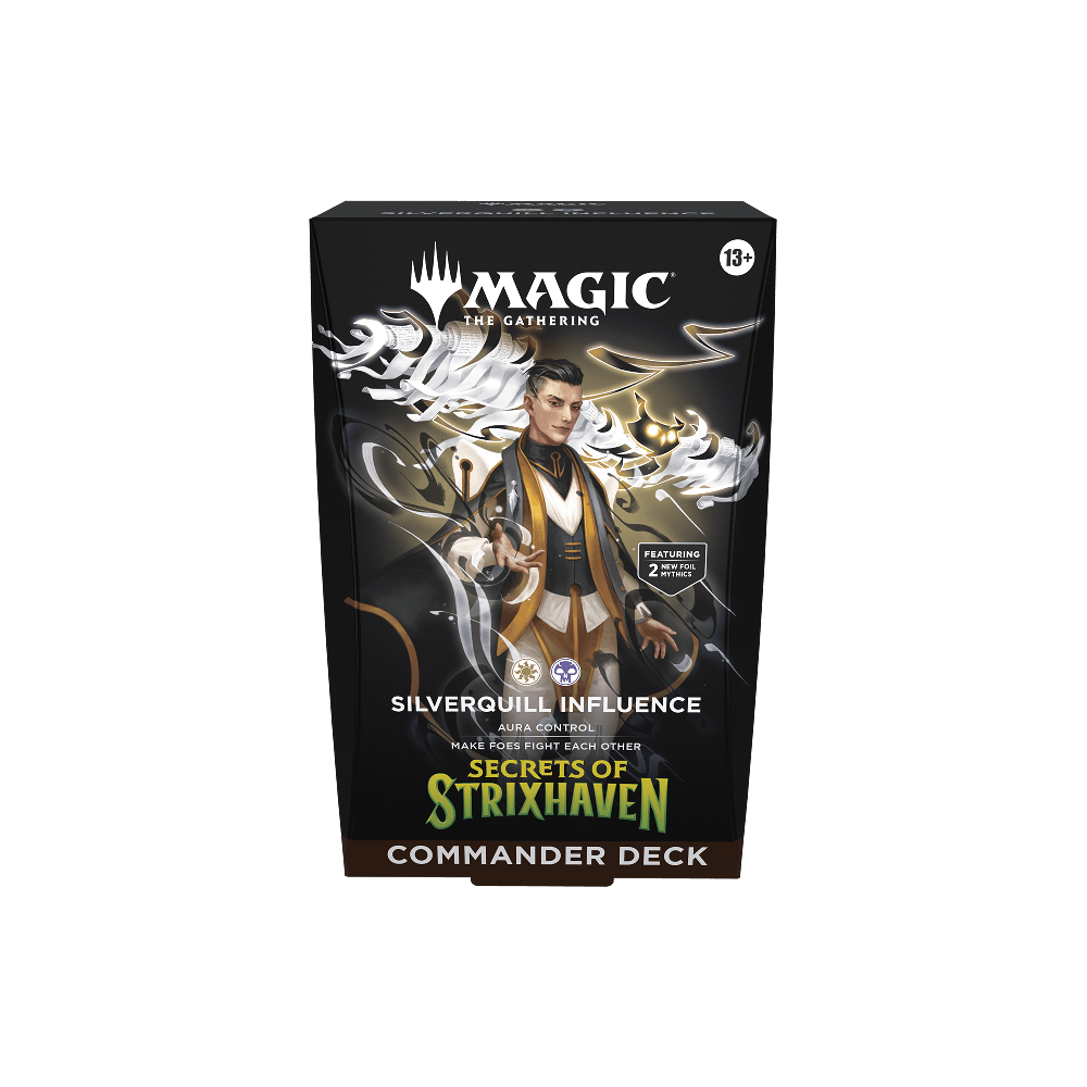 Magic: The Gathering - Secrets of Strixhaven Commander Deck - Official Sealed Box of 5-Deck Set