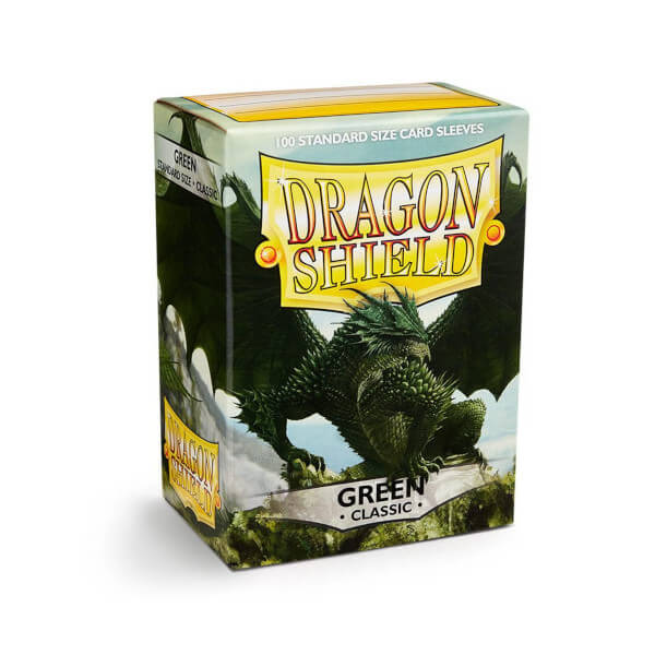 Dragon Shield - Classic Standard Size Sleeves 100pc - Green