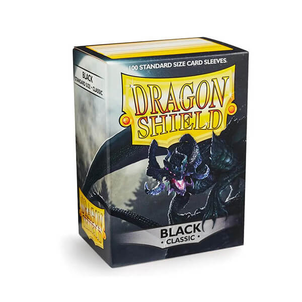 Dragon Shield - Classic Standard Size Sleeves 100pc - Black