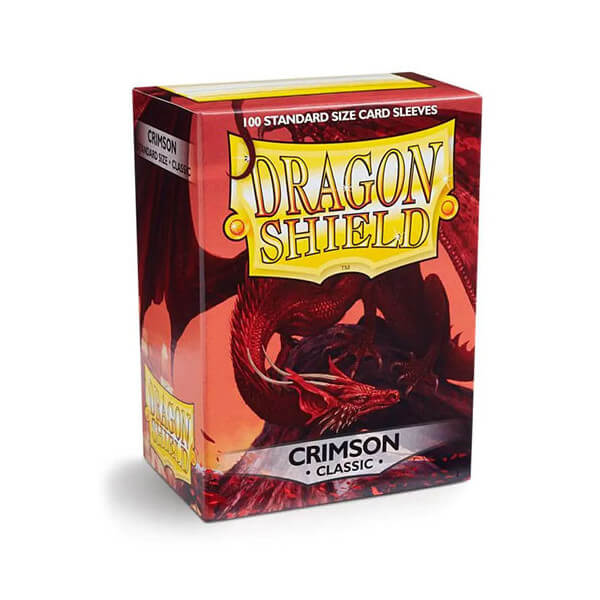 Dragon Shield - Classic Standard Size Sleeves 100pc - Crimson