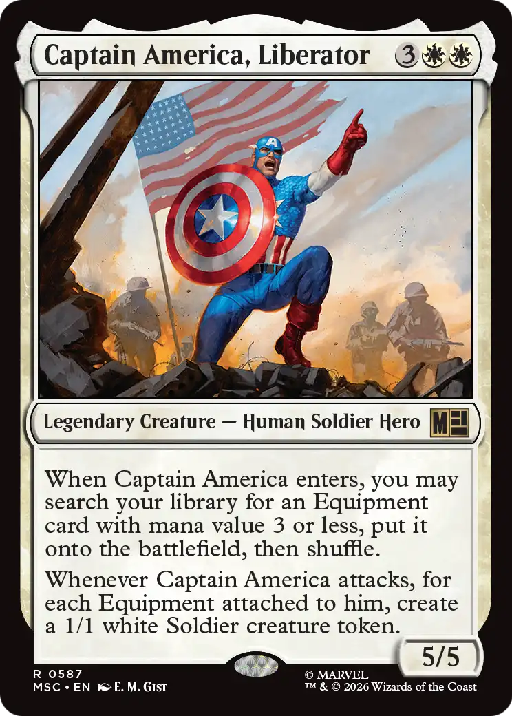 Captain America, Liberator (F) MSC R587