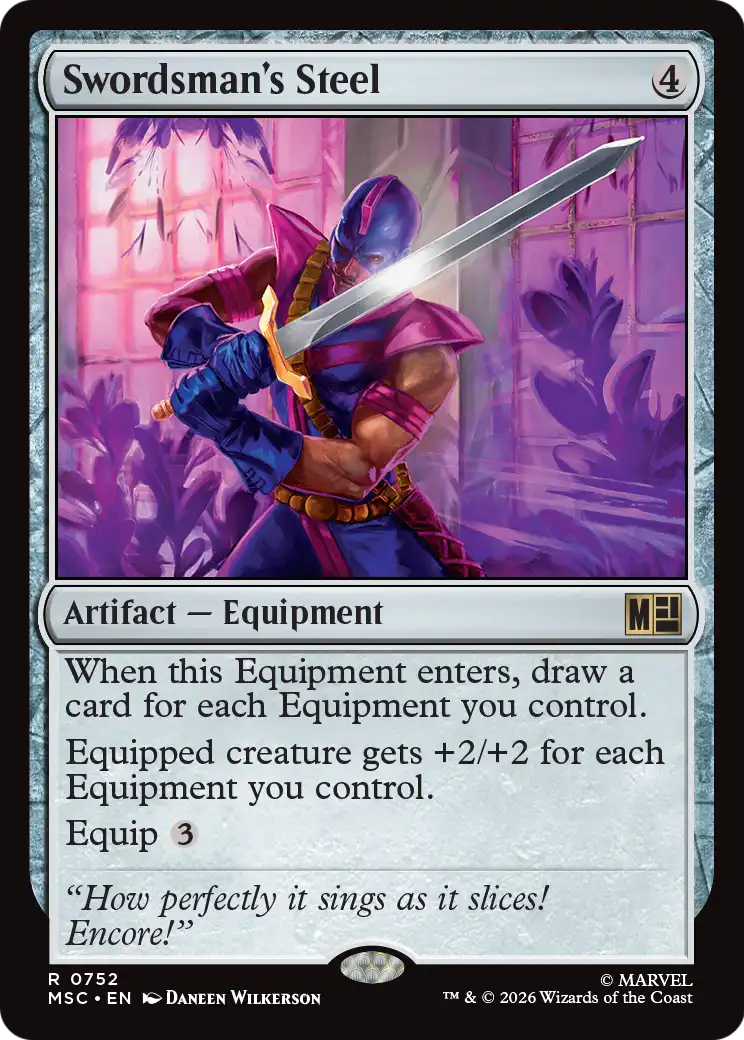 Swordsman's Steel (F) MSC R752
