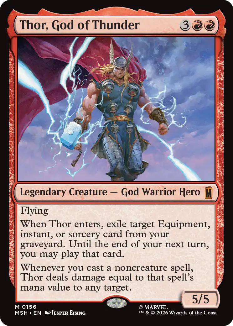 Thor, God of Thunder MSH M156
