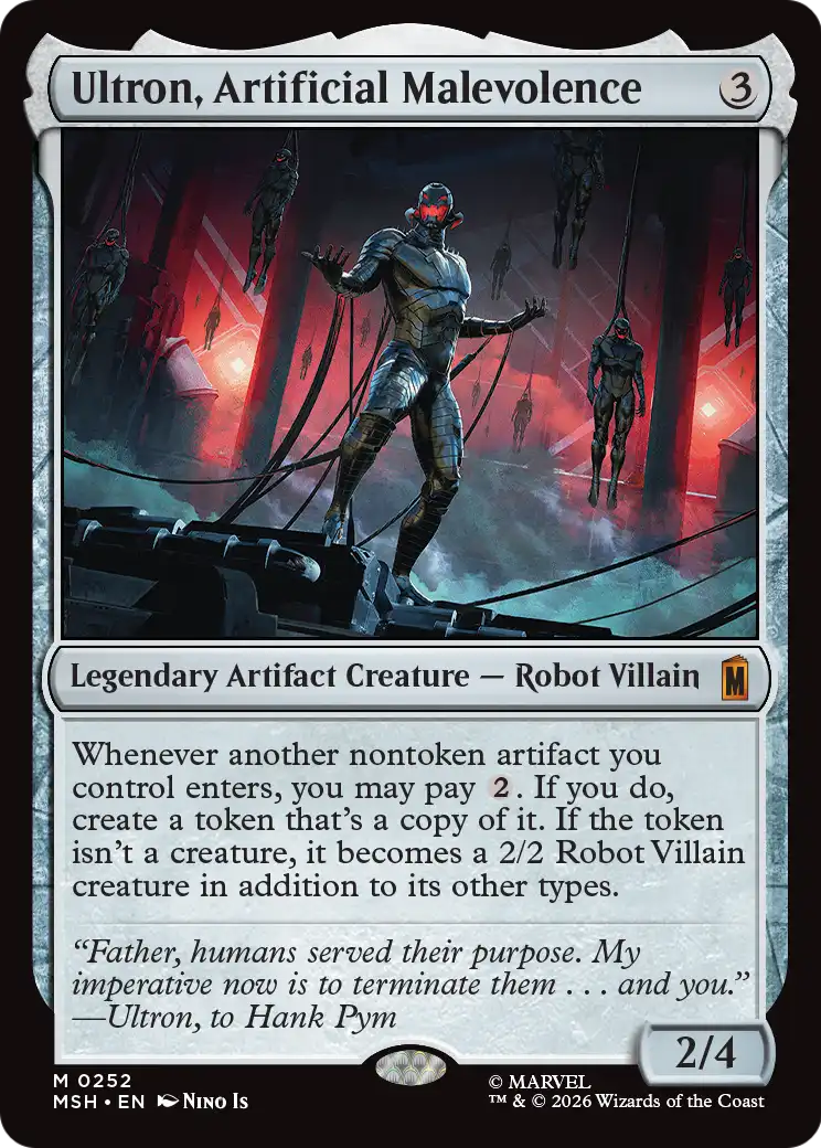 Ultron, Artificial Malevolence MSH M252