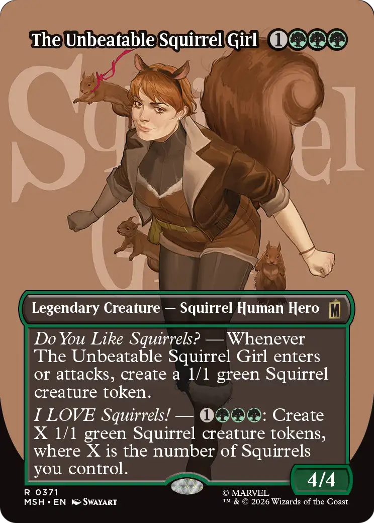 The Unbeatable Squirrel Girl (F) MSH R371