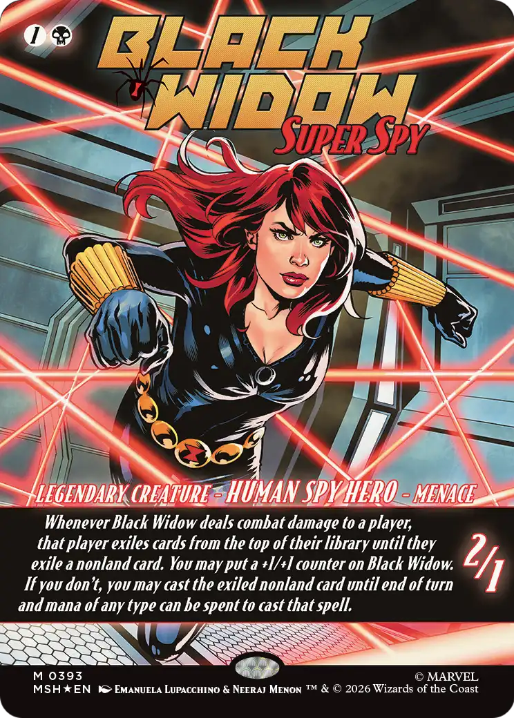 Black Widow, Super Spy (F) MSH M393