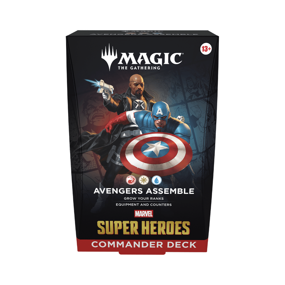 Magic: The Gathering - Marvel Super Heroes Commander Deck - Set of 4