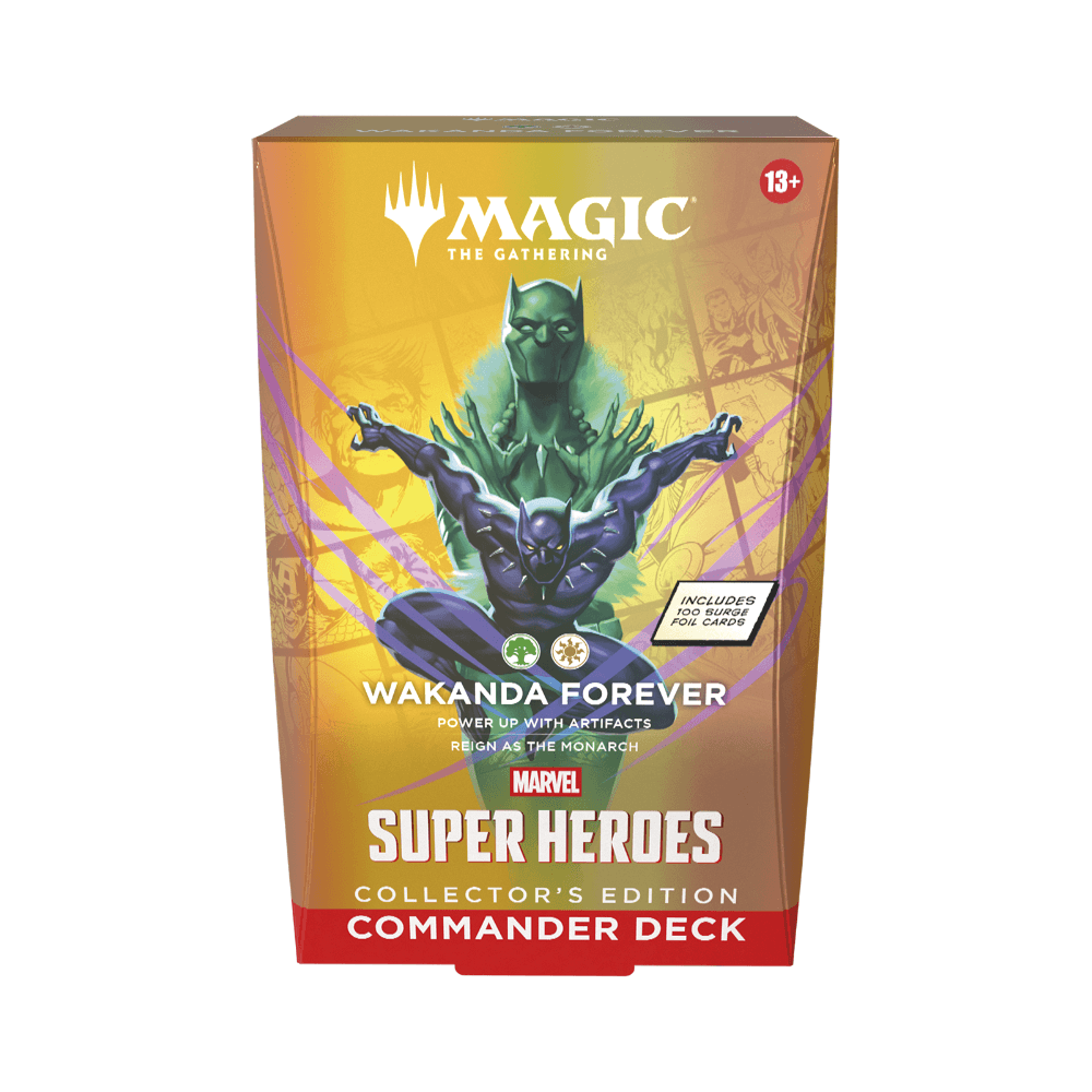 Magic: The Gathering - Marvel Super Heroes Commander Deck Collector's Edition - Set of 4