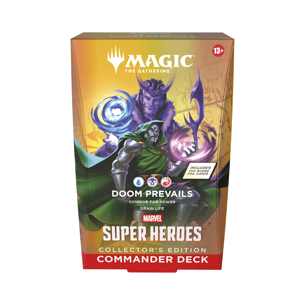Magic: The Gathering - Marvel Super Heroes Commander Deck Collector's Edition - Set of 4