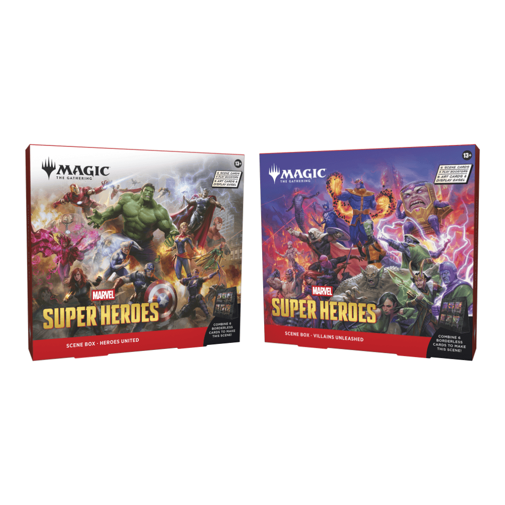 Magic: The Gathering - Marvel Super Heroes Scene Box - Set of 2
