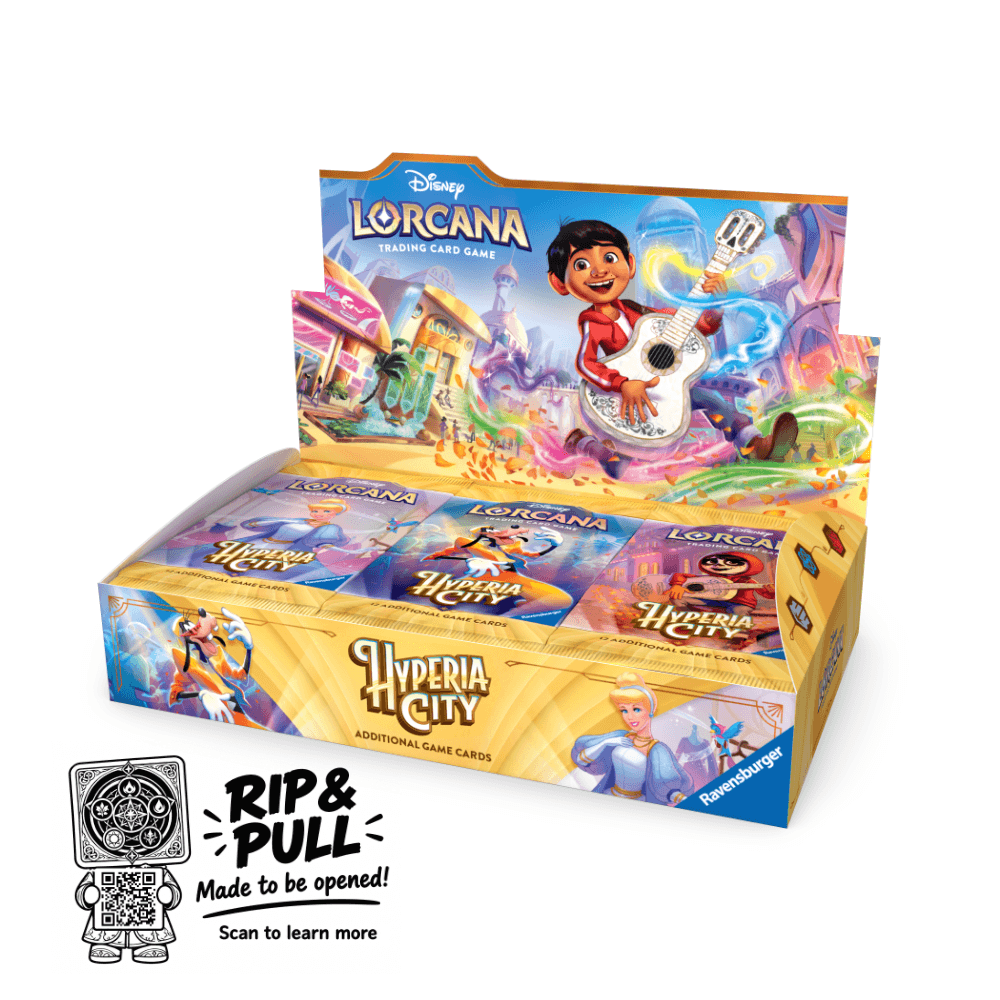 Disney Lorcana TCG - Hyperia City - Booster Box (Rip & Pull)